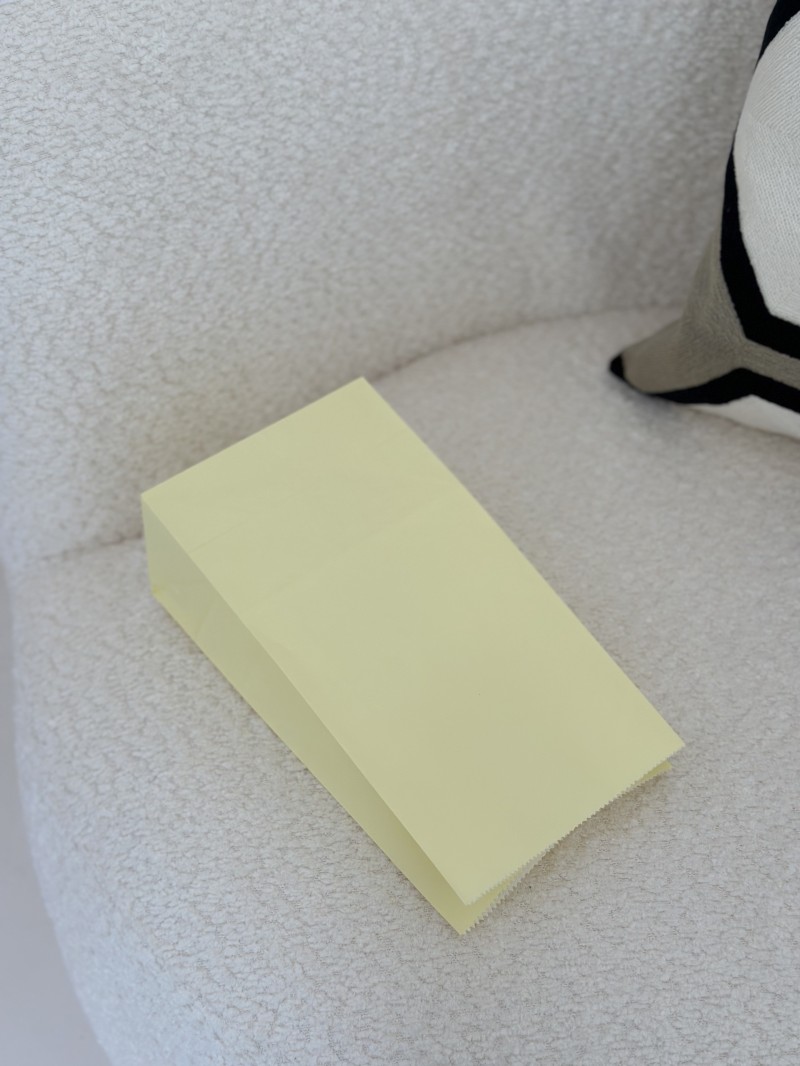 Chronopack paper bag - Jaune pastel M