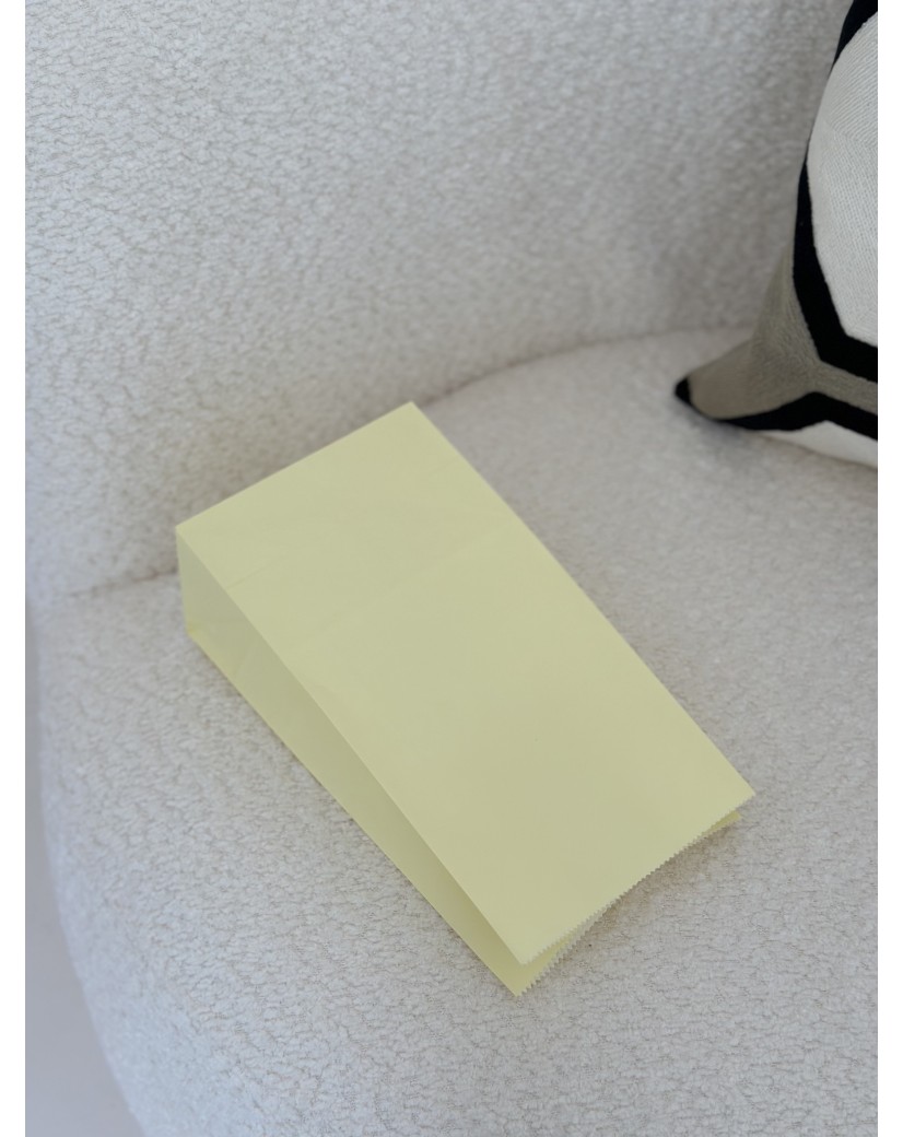 Chronopack paper bag - Jaune pastel M