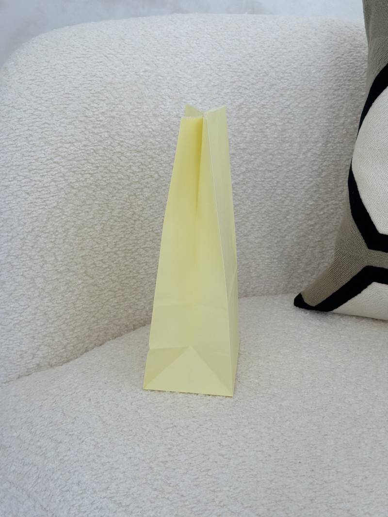 Chronopack paper bag - Jaune pastel M