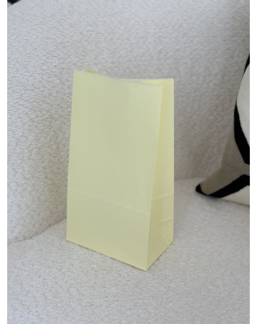 Chronopack paper bag - Jaune pastel M