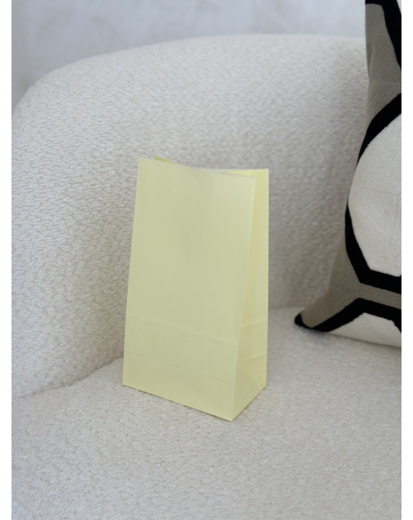 Chronopack paper bag - Jaune pastel M