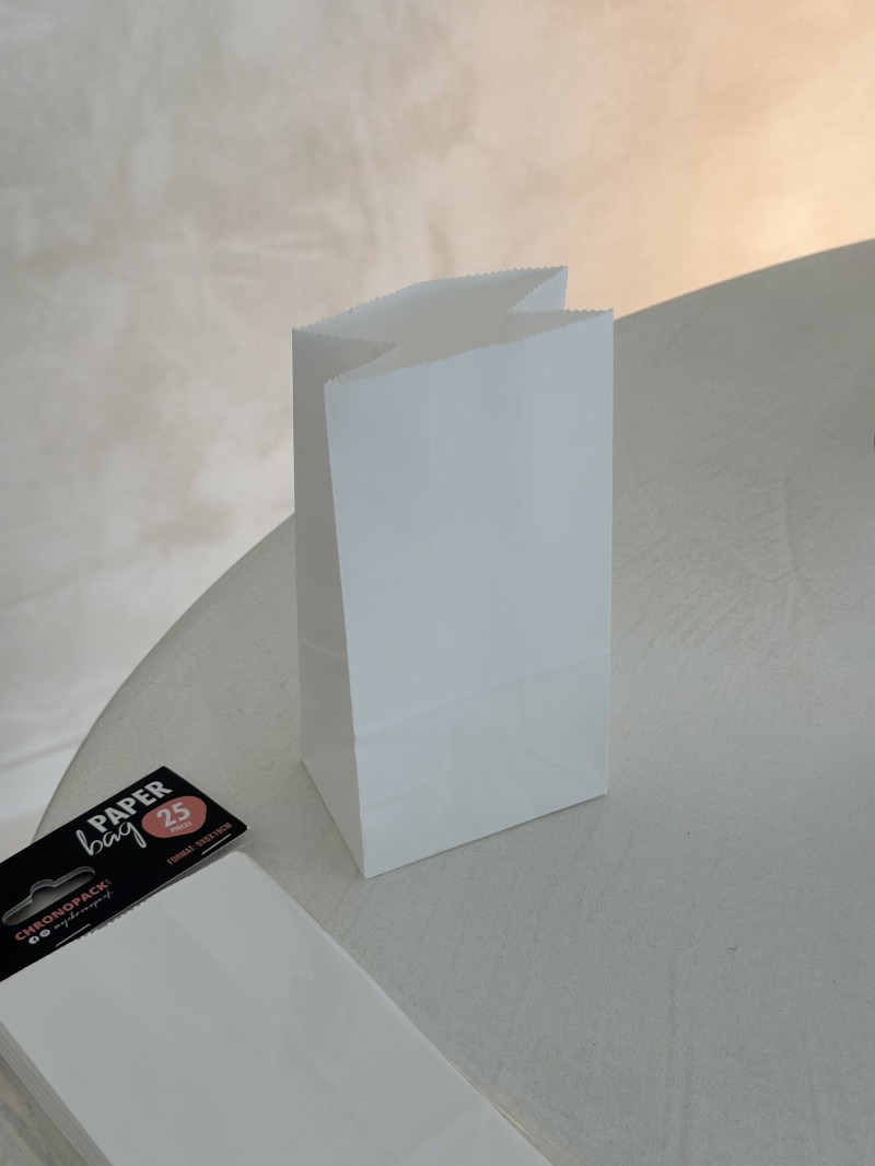 Bolsa de papel – Blanco S