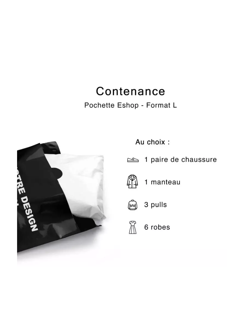 Eshop Clutch - Schwarz L