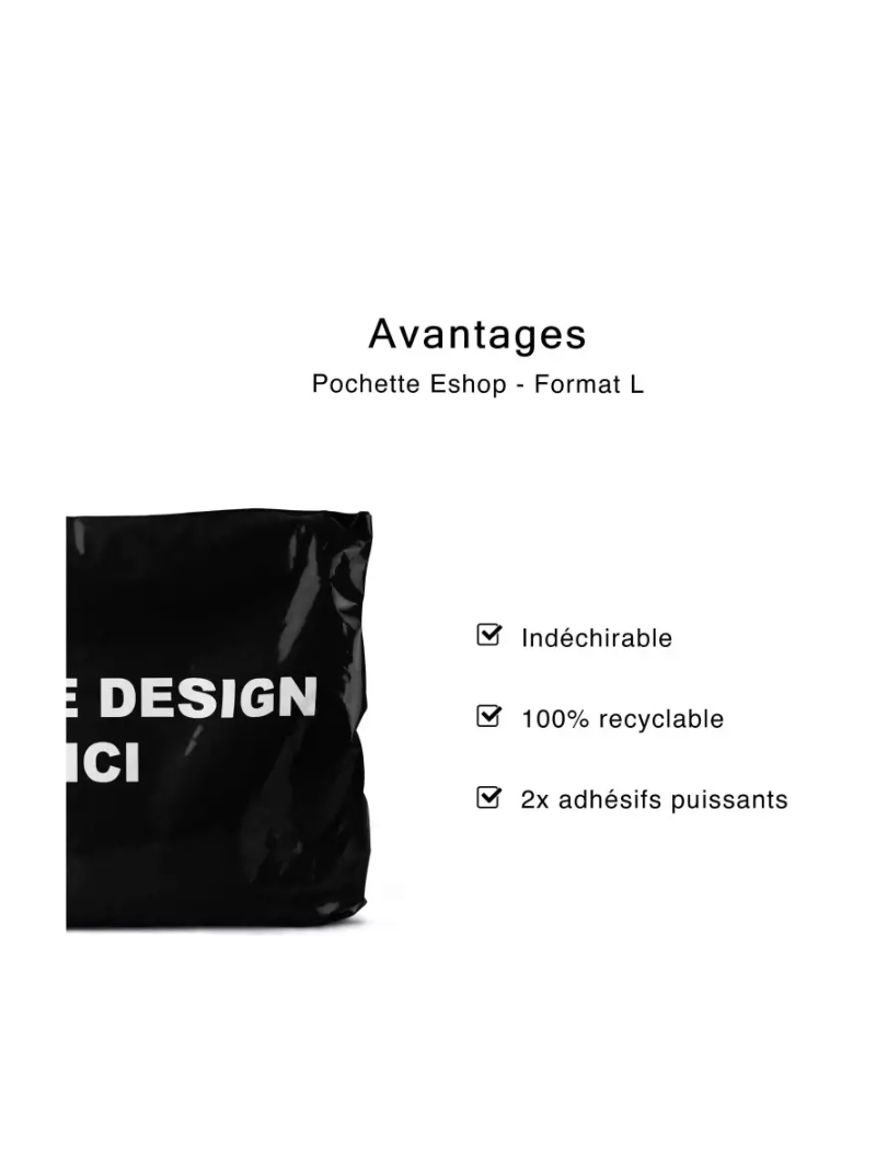 Eshop Clutch - Schwarz L