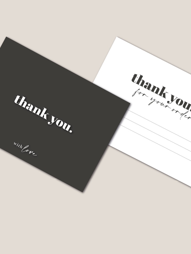 Thank you card "AMSTERDAM