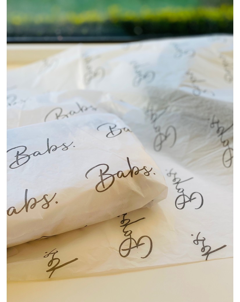 Tissue Paper - White personalized
