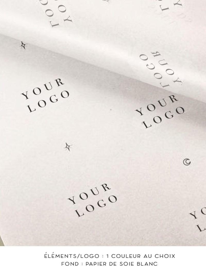 Papel de seda - Blanco personalizado