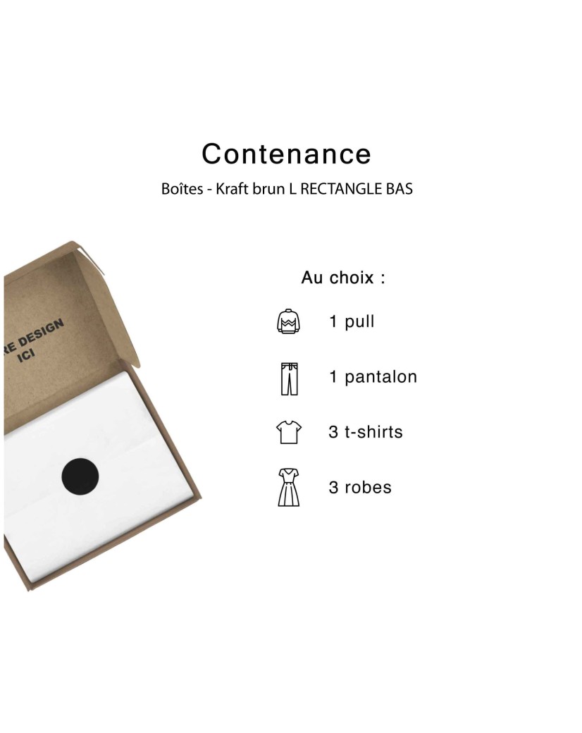 Box - L RECTANGLE FLAT