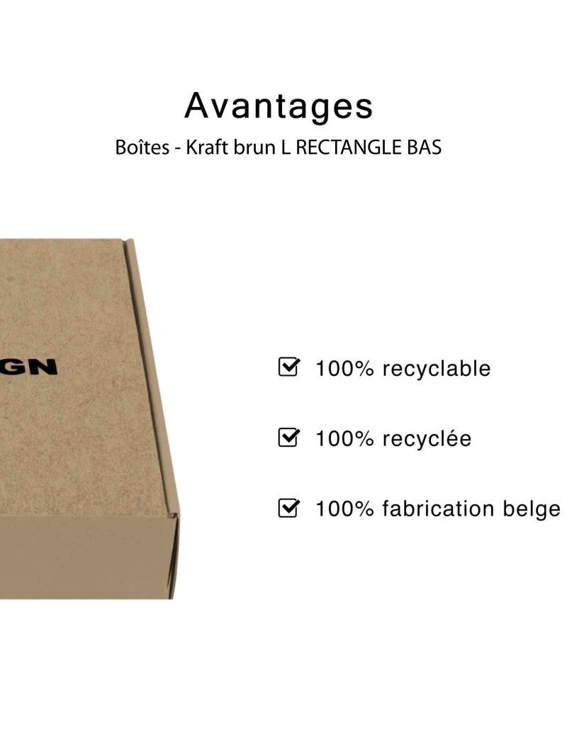 Box - L RECTANGLE FLAT