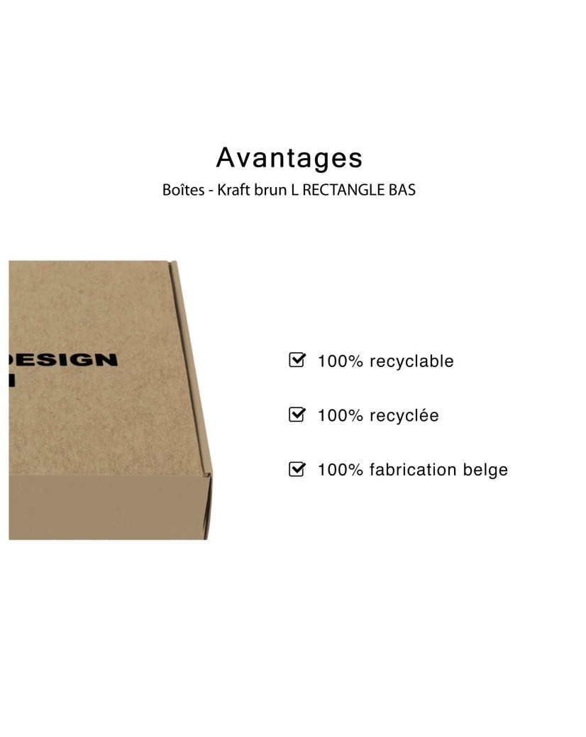 Box - L RECTANGLE FLAT