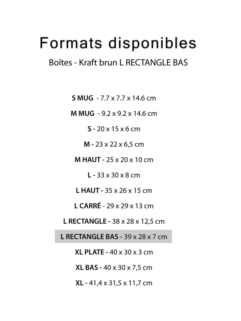 Boîte d'envoi personnalisable 39x28x7cm | Chronopack
