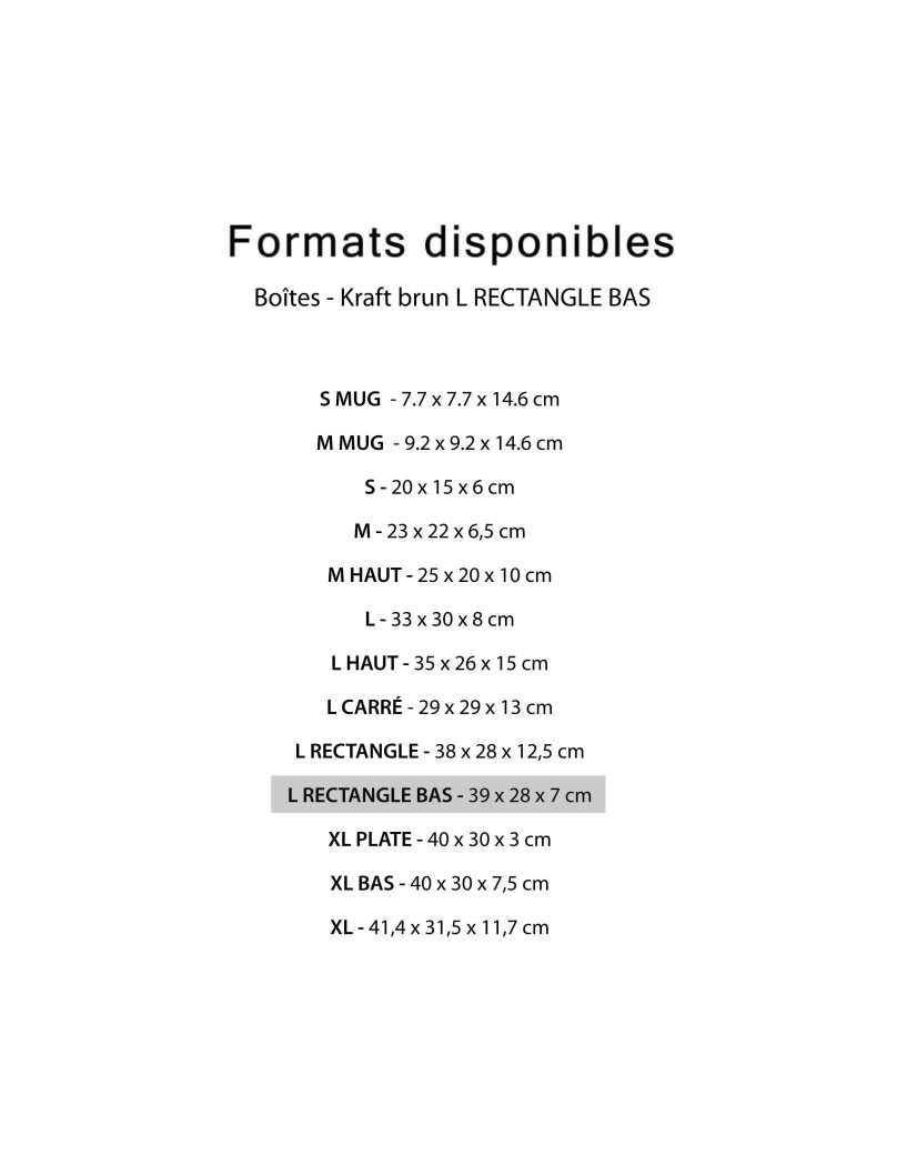 Boîte d'envoi personnalisable 39x28x7cm | Chronopack