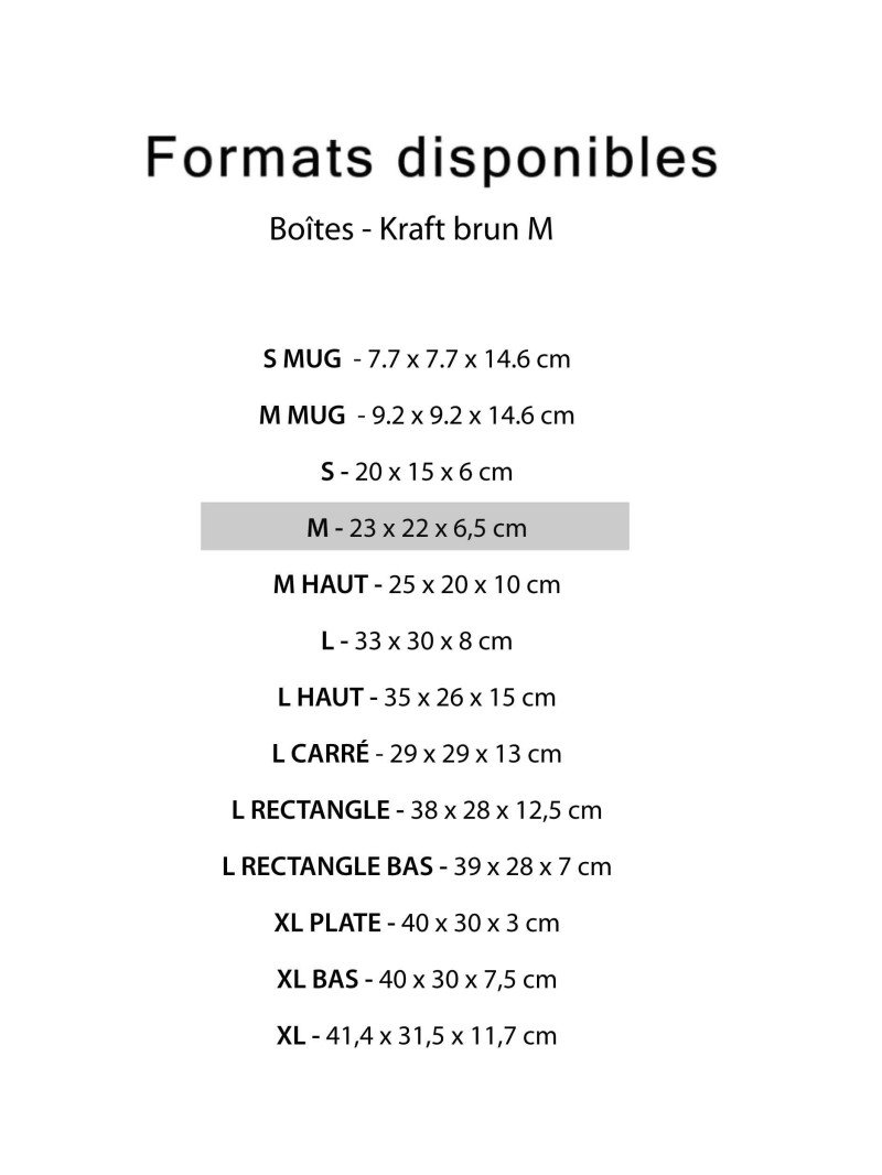 Doos - Bruine Kraft M