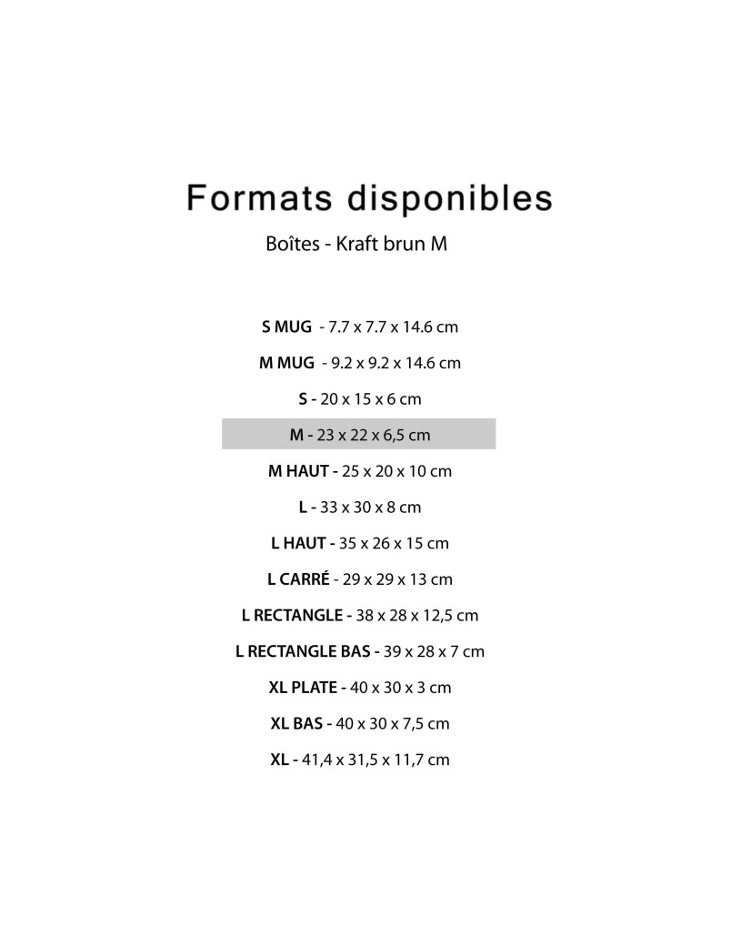 Doos - Bruine Kraft M
