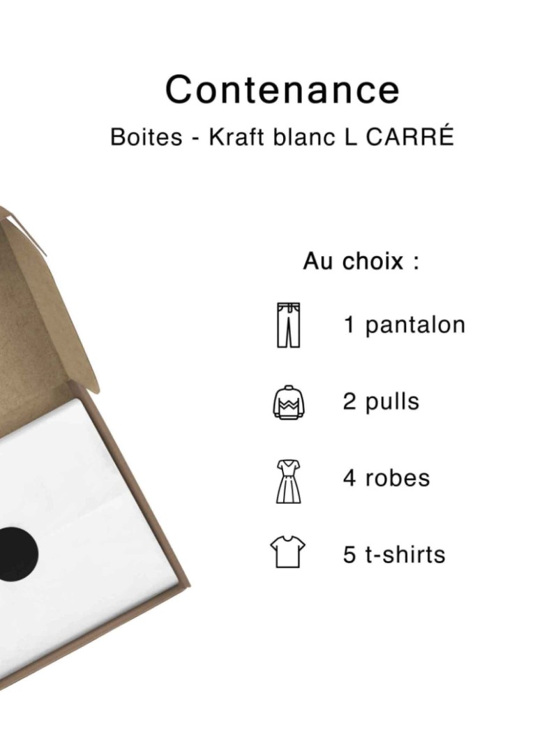 Box - Kraft L CARRE