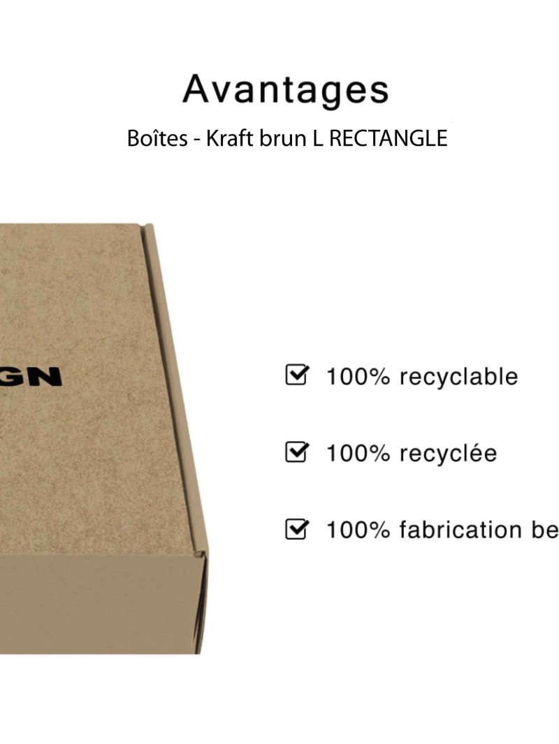 Box - Kraft L RECTANGLE