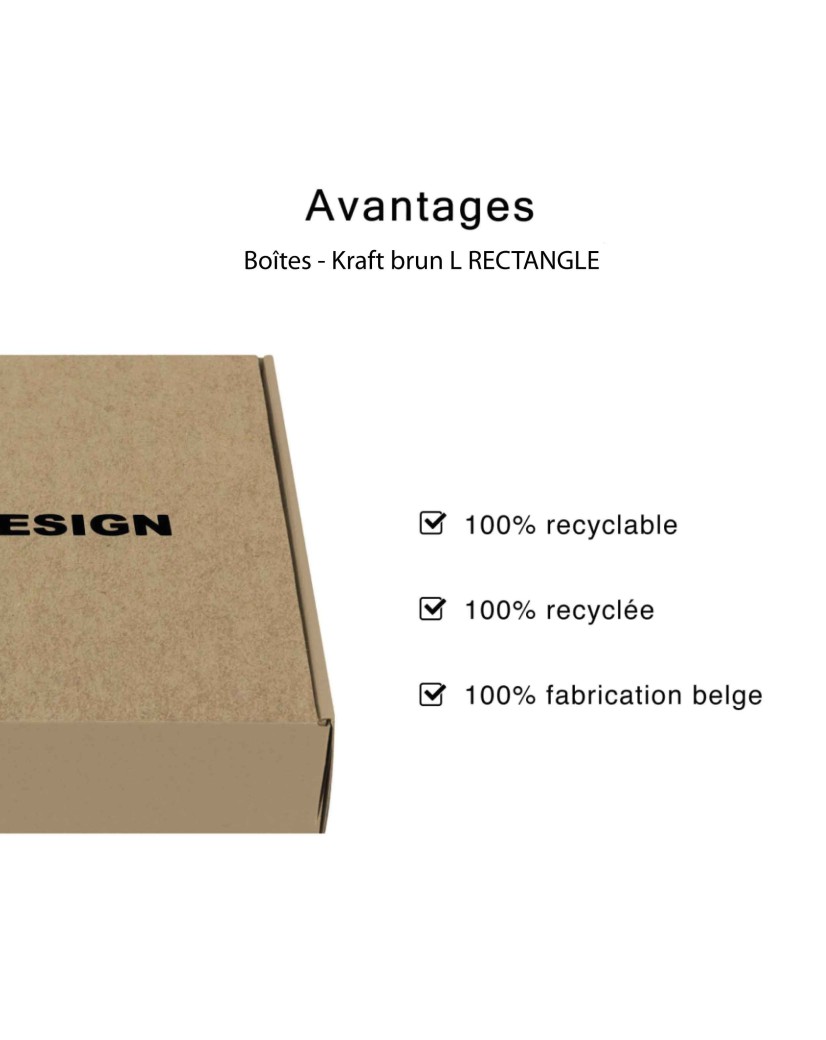 Box - Kraft L RECTANGLE