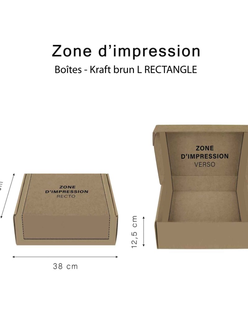 Box - Kraft L RECTANGLE