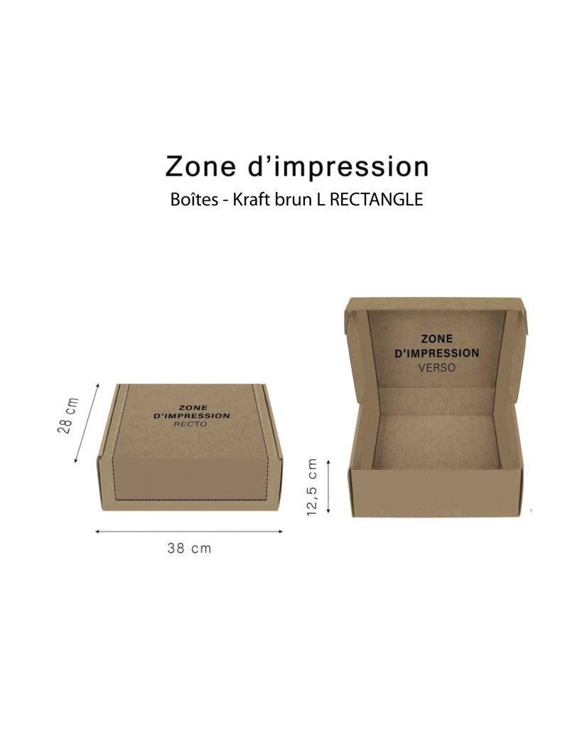 Box - Kraft L RECTANGLE