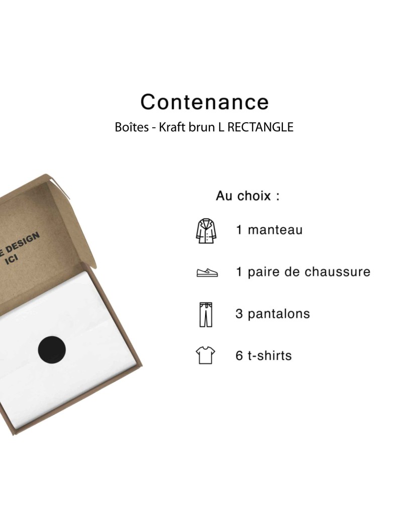 Box - Kraft L RECTANGLE
