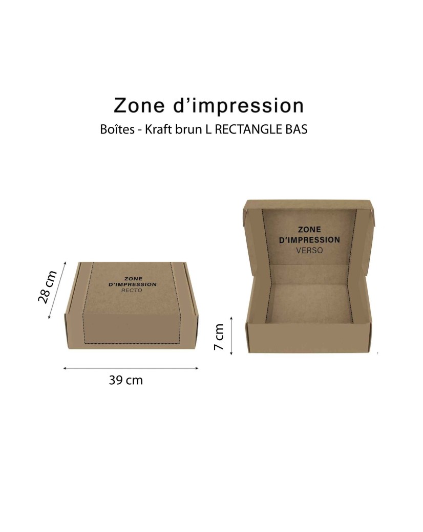 Box - L RECTANGLE FLAT