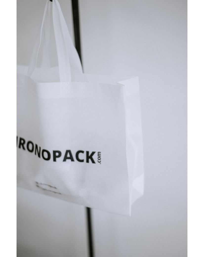 Cheap and eco-friendly personalized black fabric bag