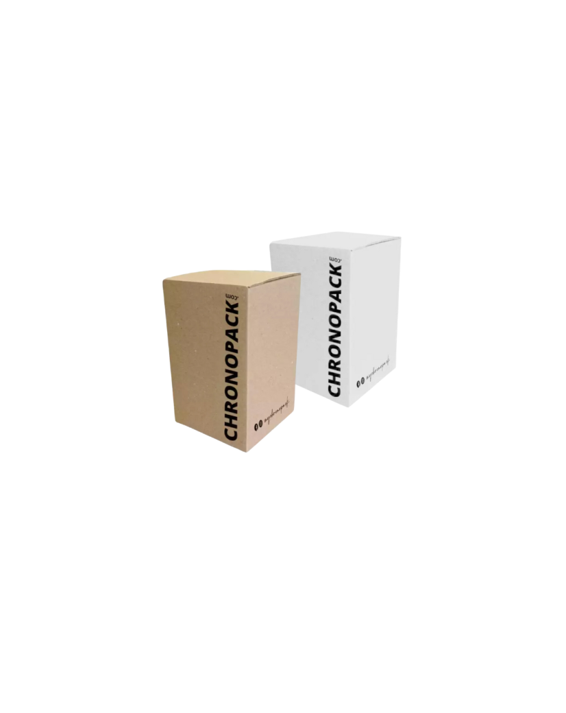 Caja para velas y tazas - Kraft S