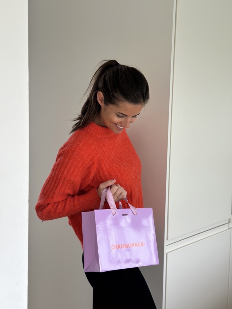 Luxe papieren tas "Monaco"- 100% gepersonaliseerd - S (25x10x20 cm)