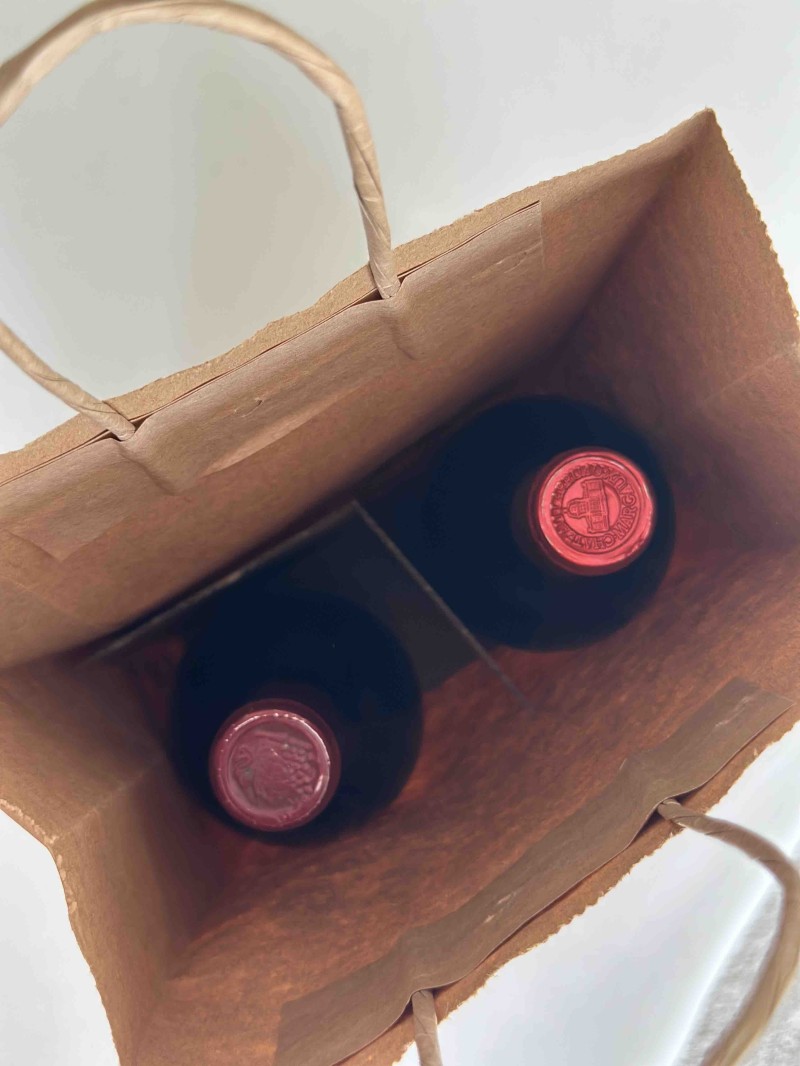 Kraft Bag For 3 Bottles – The Perfect Trio For Your Best Labels