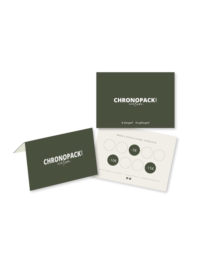Customized loyalty card