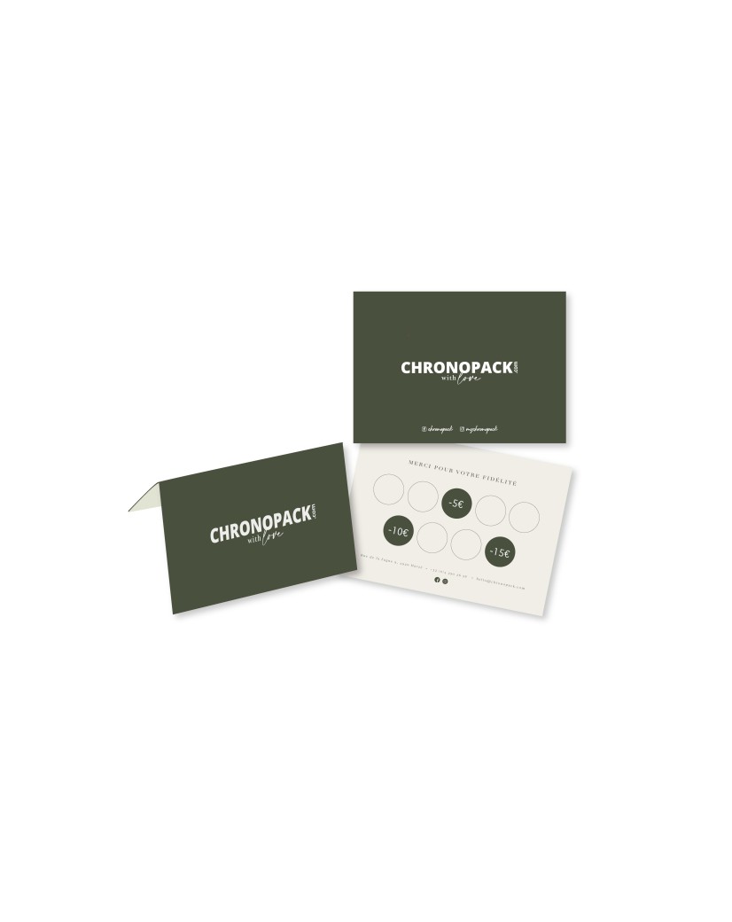 Carte de fidélité personnalisée