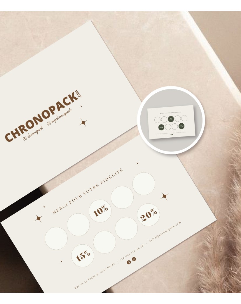Customized loyalty card