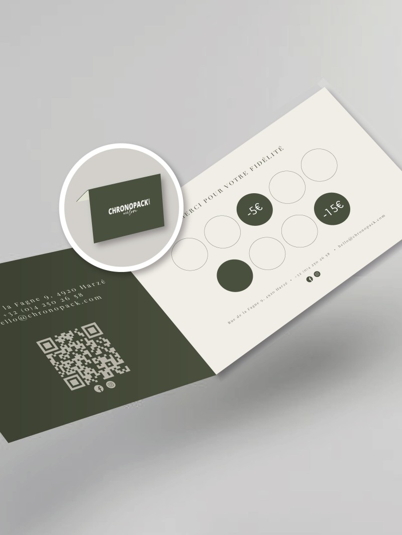 Carte de fidélité personnalisée
