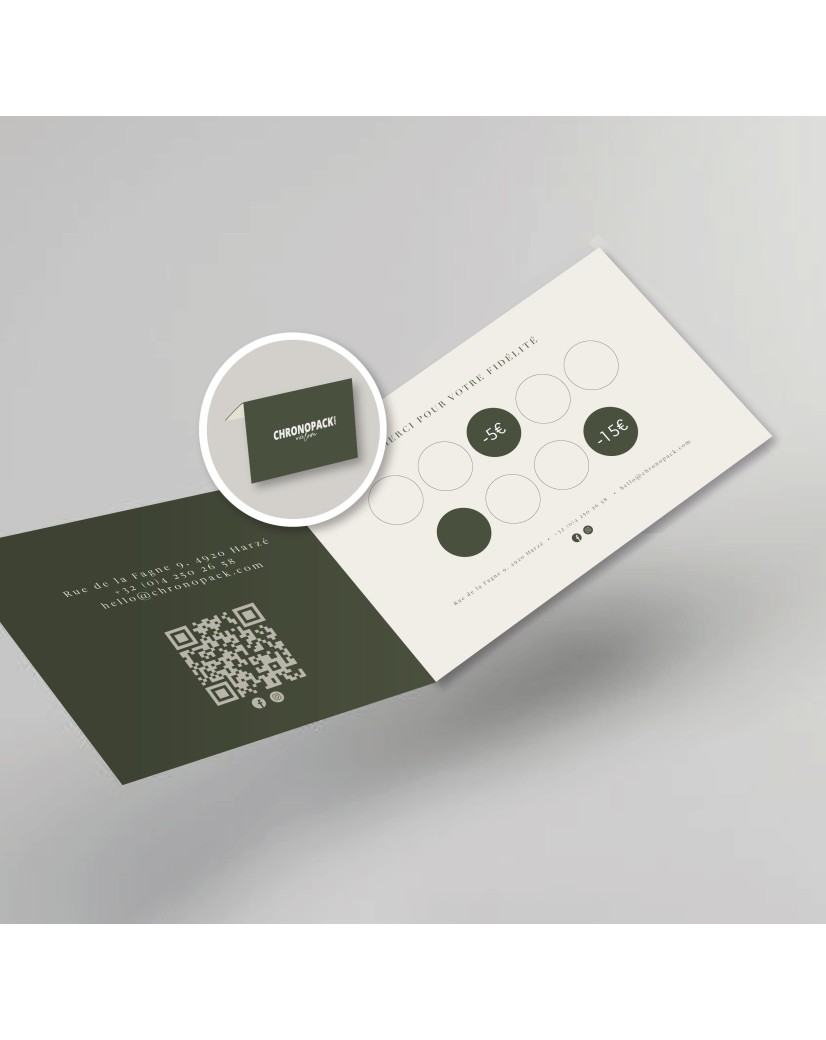 Carte de fidélité personnalisée