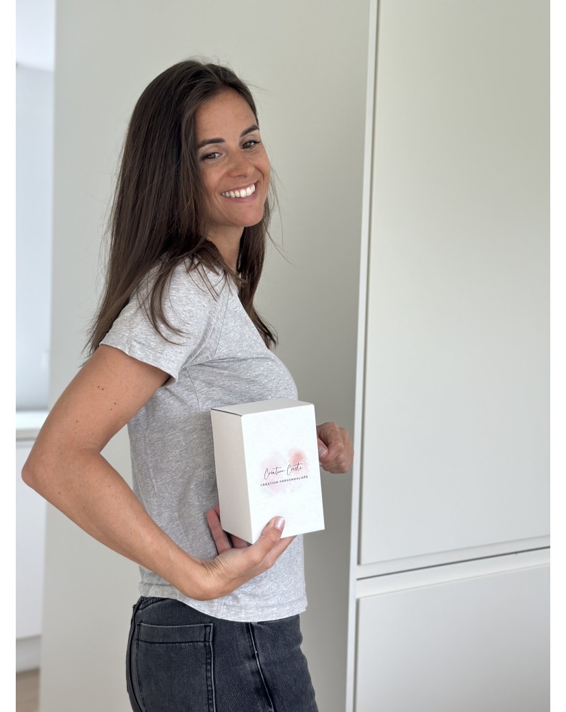 Caja para velas y tazas - Kraft S