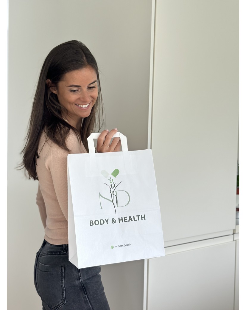 TAS MET PLAT HANDVAT - WIT M (26x12x35cm)