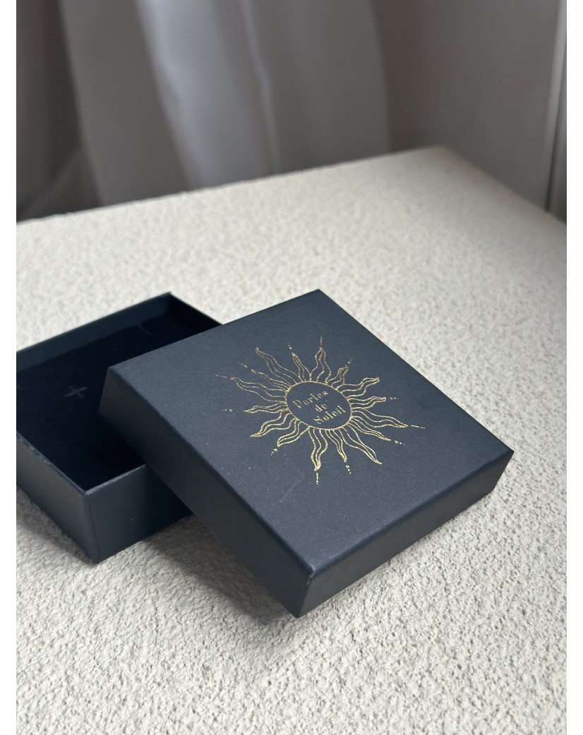 Ecrin à bijoux noir personnalisé, vendez vos bijoux en style!
