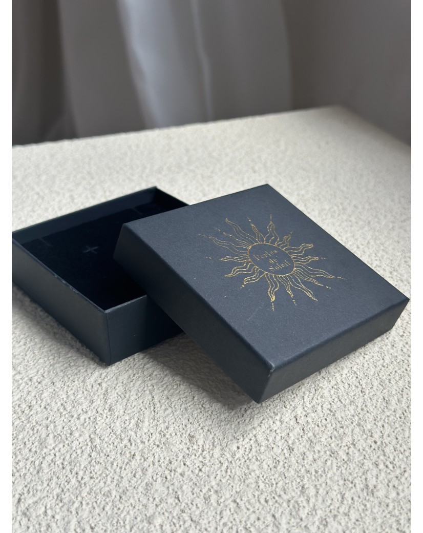 Ecrin à bijoux noir personnalisé, vendez vos bijoux en style!