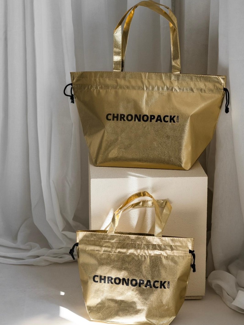 BOLSA NICE DORADO – M (40x14x30 cm)
