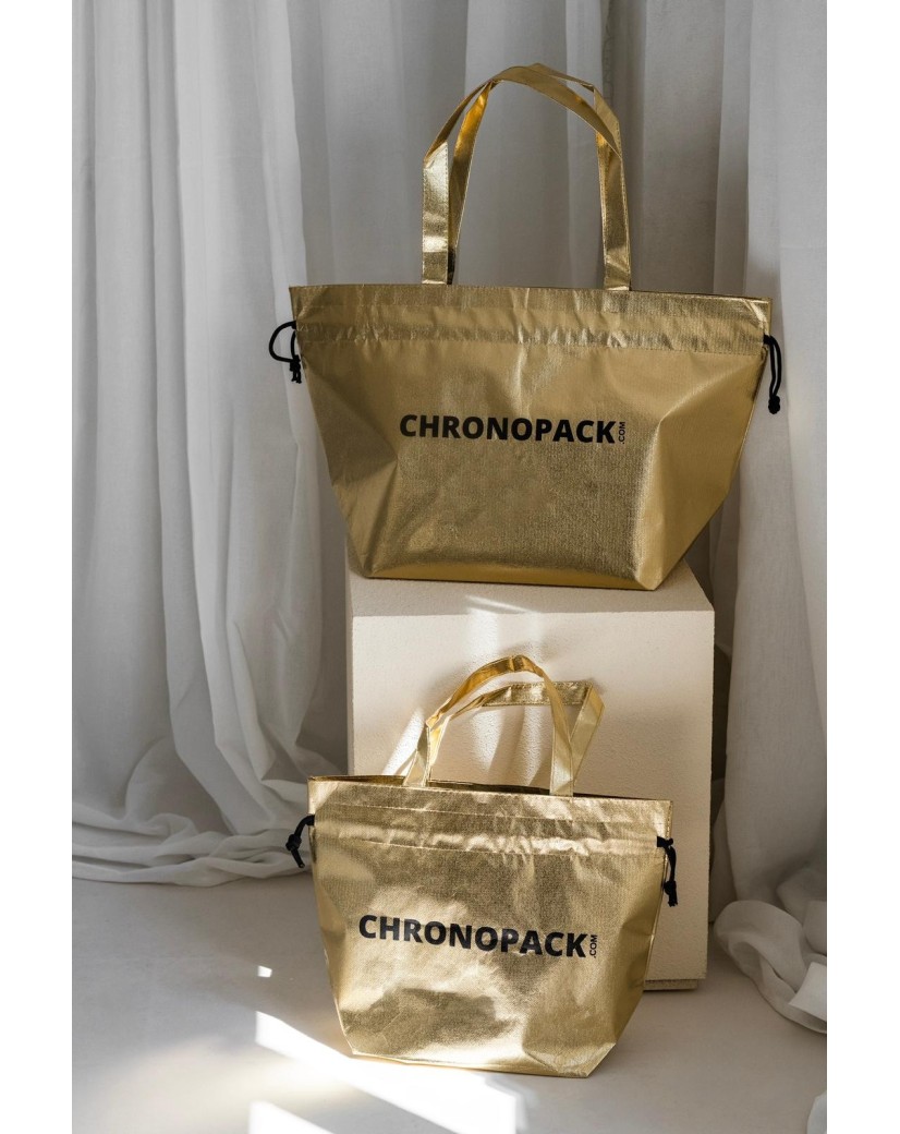 BOLSA NICE DORADO – M (40x14x30 cm)