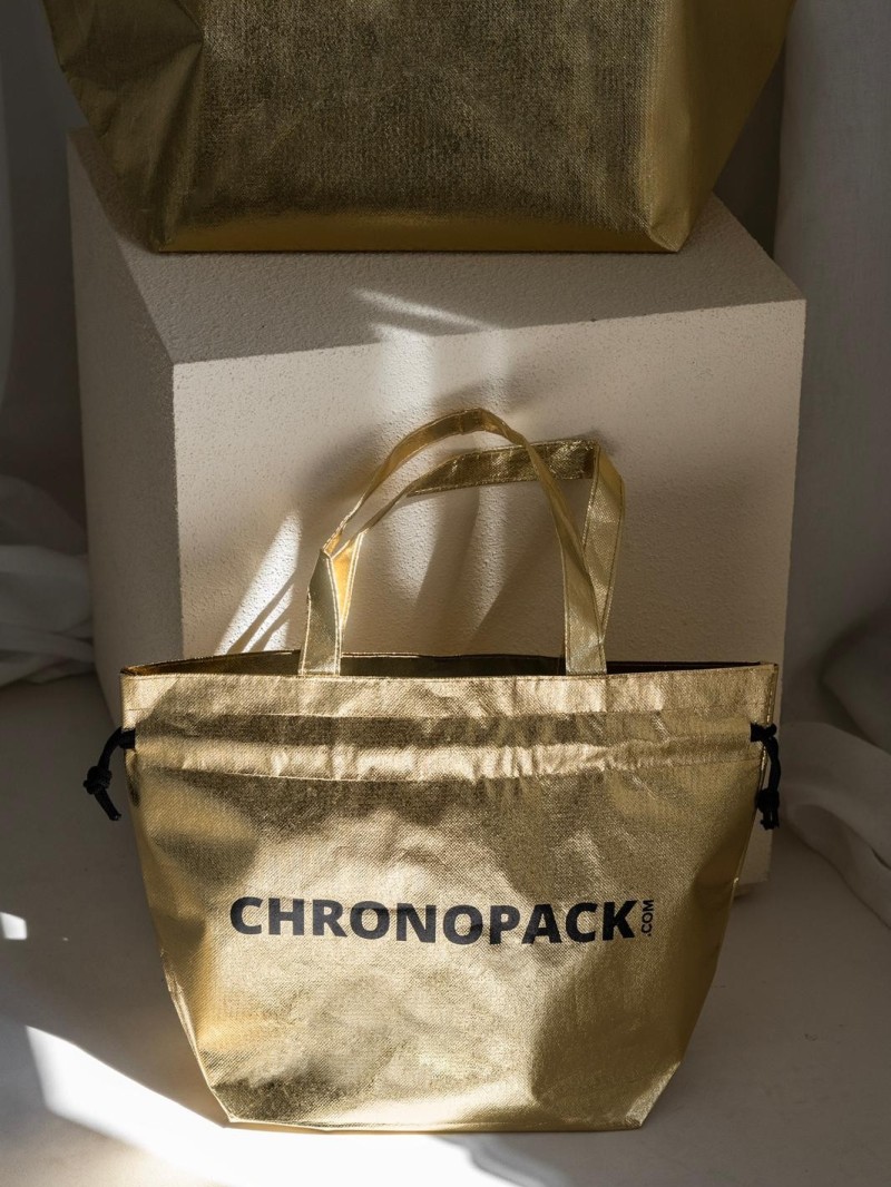 BOLSA NICE DORADO – M (40x14x30 cm)