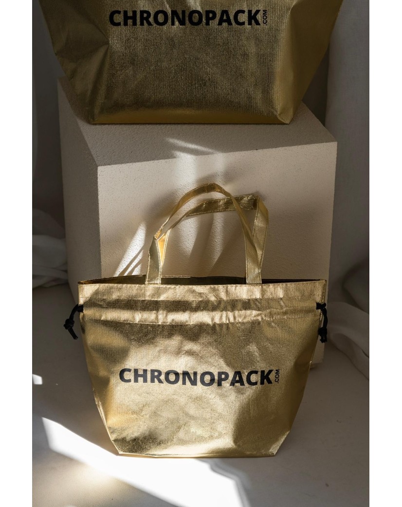 BOLSA NICE DORADO – M (40x14x30 cm)