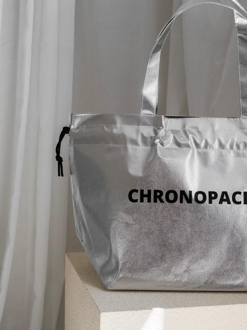 TASCHE NICE SILBER – L (58x24x35 cm)