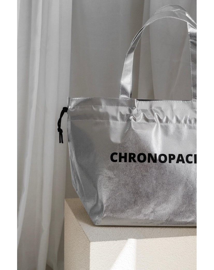 BOLSA NICE PLATEADO – L (58x24x35 cm)