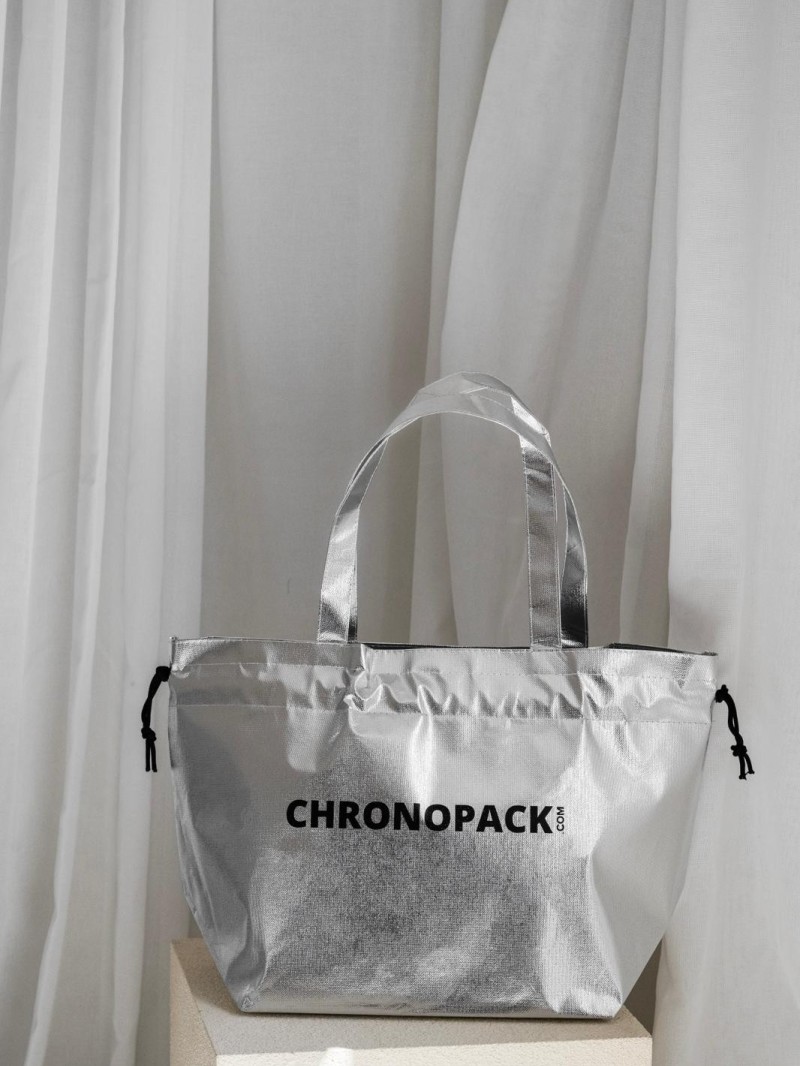 TASCHE NICE SILBER – M (40x14x30 cm)