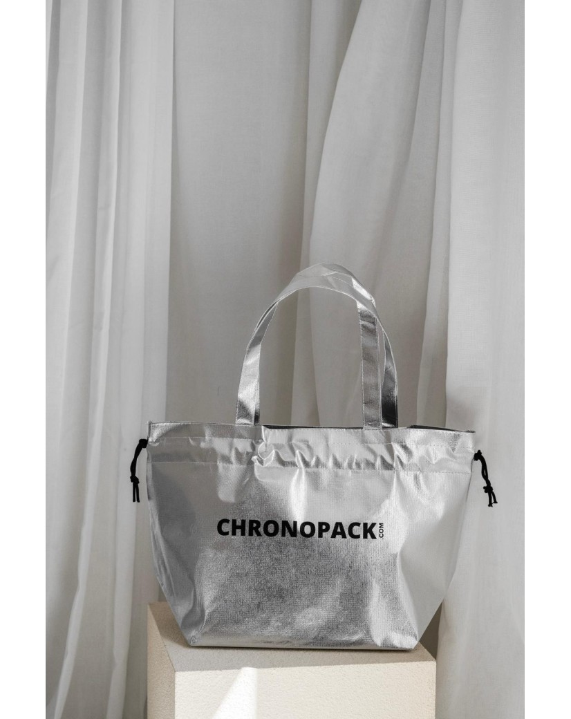 TASCHE NICE SILBER – M (40x14x30 cm)