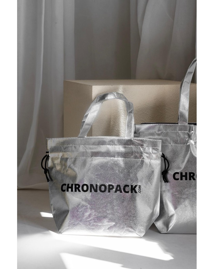 TASCHE NICE SILBER – M (40x14x30 cm)
