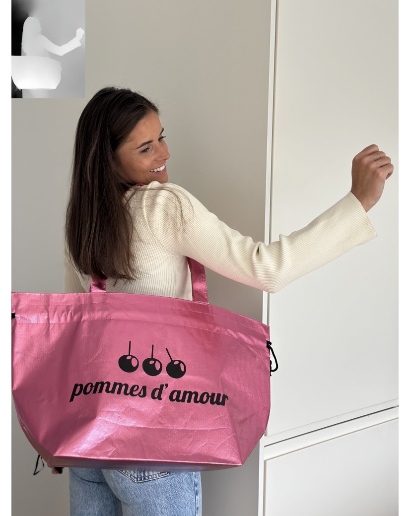 BOLSA NICE ROSA ORO L (58x24x35cm)