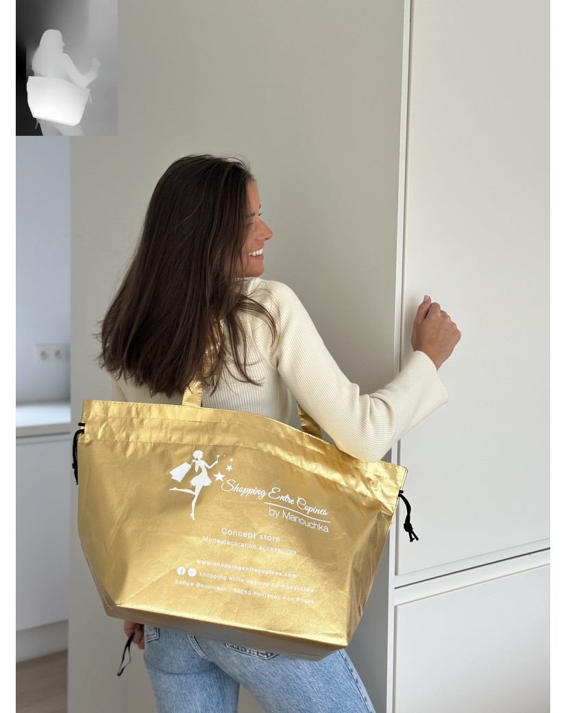 Bolsa NICE ORO L (58x24x35cm)