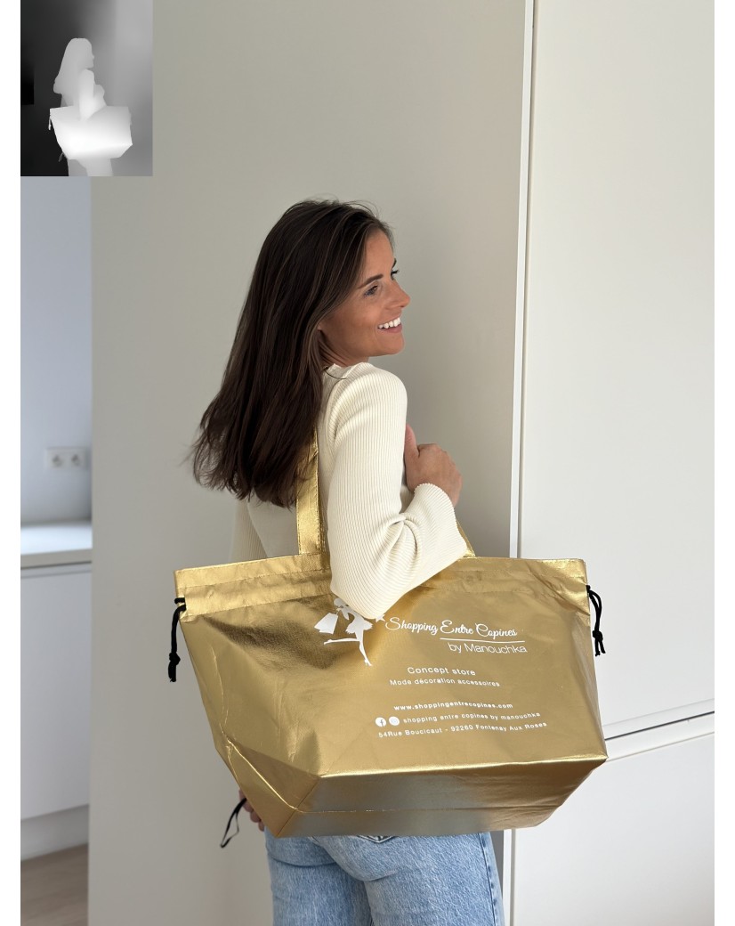 Bolsa NICE ORO L (58x24x35cm)